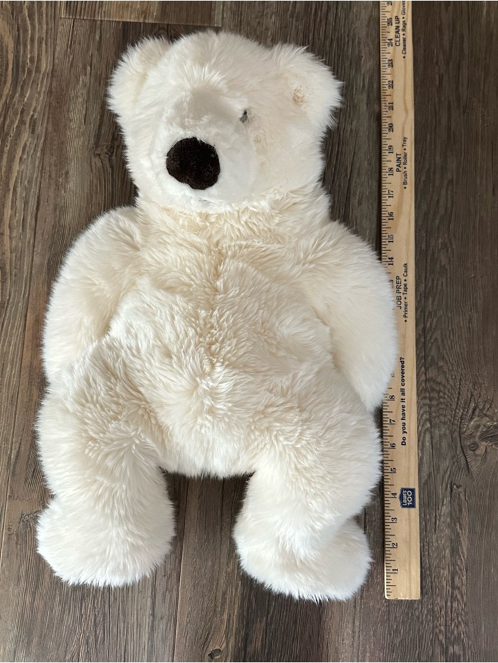 Creamsicle Russ Berrie stuffed polar bear plush cuddle collectible - Picture 7 of 7